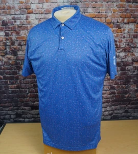 Peter Millar Featherweight Golf Shirt PGA National Cocktail Print Mens M Medium - Picture 1 of 10