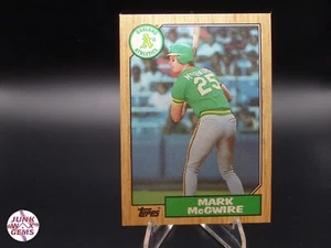 Mark McGwire 1987 Topps #366 casi nuevo - Imagen 1 de 2