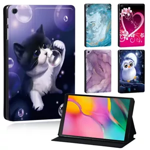 Funda tipo folio de cuero con soporte para tableta - para Samsung Galaxy Tab serie A/E/S - Imagen 1 de 18