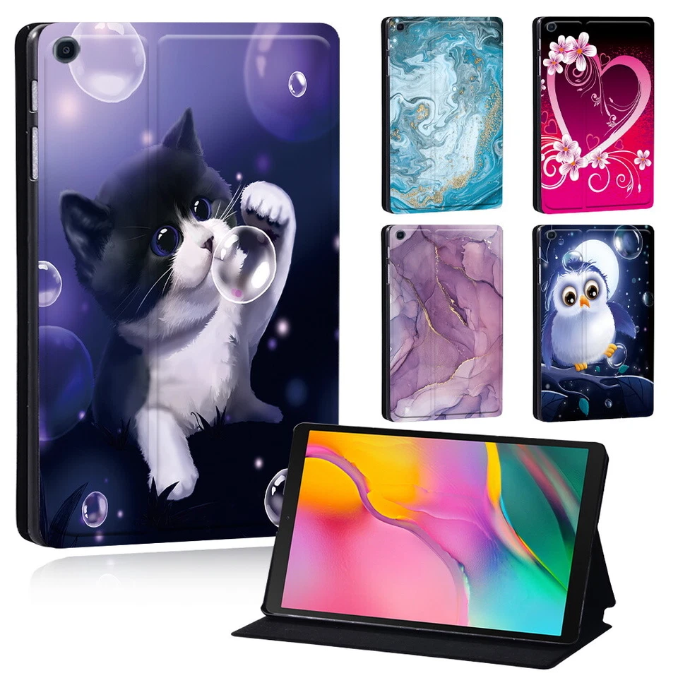 PU Leather Stand Tablet Folio Cover Case For Samsung Galaxy Tab A/E/S Series