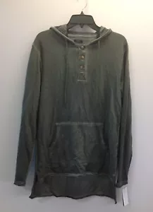 American Rag Men's Henley Sweatshirt, Calm Sage, Size Small - Picture 1 of 2