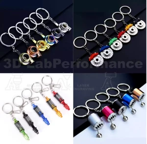 Keychain, Turbo, Rims, shifter, Rotor Brake, Piston Rotor, NOS, 13B, Coilover - Picture 1 of 40