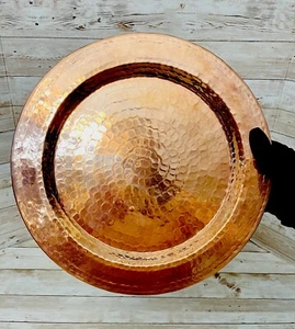Mexikanisches gehämmertes Kupfer Ladegerät/Platte Plato de Cobre Mexicano - Bild 1 von 11