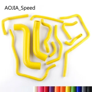 For 2000-07 SUBARU Impreza WRX GDA/GGA STi GDB/GGB EJ20 Silicone Radiator HoseYE - Picture 1 of 4