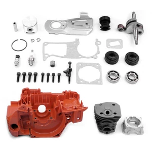 Per Husqvarna 350 340 345 44mm Kit Motore Pistone Carter Motosega NUOVO - Foto 1 di 8