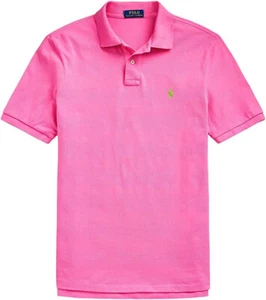 POLO RALPH LAUREN Men's Classic Fit Polo Shirt Cotton Pink 1XB/1TG - Picture 1 of 8