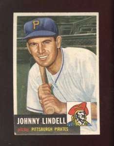 1953 Topps #230 Johnny Lindell - 3 EXMT corners - Pittsburgh Pirates - VSCARDS - Picture 1 of 2