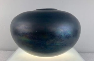 Tony Evans Raku Large Ceramic Studio Art Pottery Signed w COA Vase Centerpiece - Picture 1 of 15