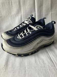 Nike Air Max 97 Dallas Cowboys Navy Blue White Sneakers Size 9.5 DH0612-400 - Picture 1 of 8