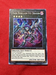 Dark Rebellion Xyz Dragon - NECH-EN053 - Illimitato - Secret Rare - Near Mint - Foto 1 di 4