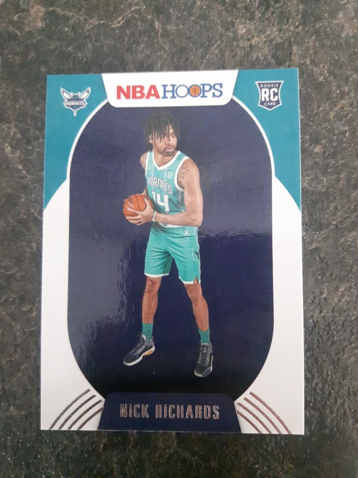 2020-21 Panini NBA Hoops Rookie Nick Richards RC Card# 222 - Image 1 of 2