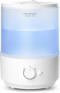 Humidifiers for Bedroom, 3L Top Fill Cool Mist Humidifiers for Baby Nursery & Pl - Picture 1 of 12