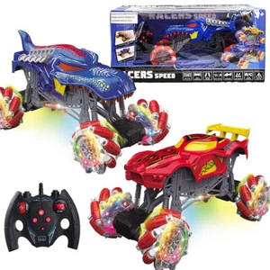 Kids Dragon Off Road 360 Rotating Stunt Twisting Toy Trucks With Damping System - Picture 1 of 27