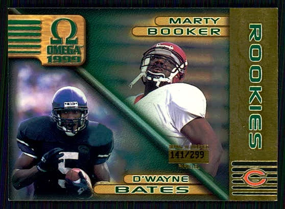 1999 Pacific Omega - Marty Booker, D'Wayne Bates #48 (RC) - Image 1 of 2