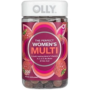OLLY Perfect Womens Multi-Vitamin Gummy Supplements, Blissful Berry, 2Pack (180 - Picture 1 of 1