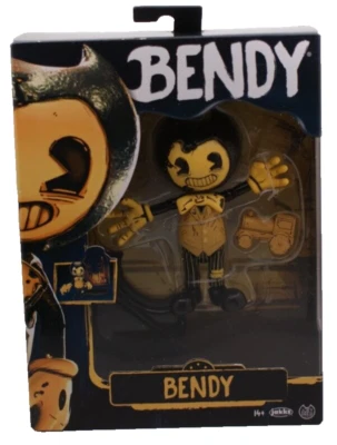 JAKKS PACIFIC BENDY AND THE INK MACHINE 5 英寸弯曲带火车活动人偶 2024 — 第 1/4 张图片