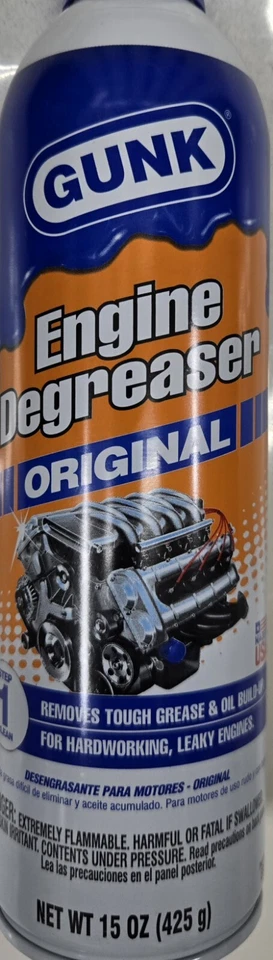 Desengordurante de motor Gunk EB1 15 oz latas 12 peças - Imagem 1 de 1