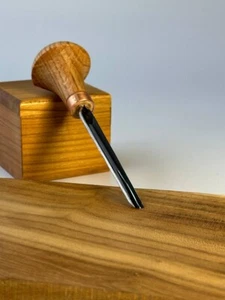 Palm gouge sweep 7, 0.2", Wood carving tools, Forged steel tool, Detail relief - Picture 1 of 7