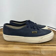 Vans Vault Authentic Low Top Lace Up Sneakers Women's Size 6.5 Blue Suede