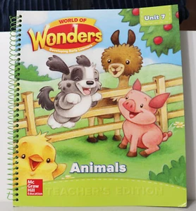 World of Wonders Einheit 7 Tiere TK / Vorschullehrerausgabe McGraw-Hill - Bild 1 von 6