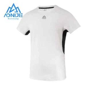 AONIJIE Sports Quick Drying T-shirt Breathable Running Tees Summer Short Sleeve - Picture 1 of 13