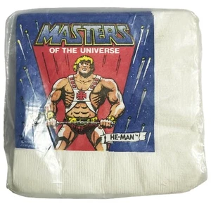 HE-MAN VINTAGE 1983 PICCOLI TOVAGLIOLI (16) festa compleanno raro cartone animato iconico - Foto 1 di 1