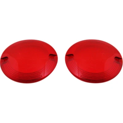 Lentes de señal planas Harley-Davidson Custom Dynamics PB-F-LENS-ROD rojas ProBEAM Foto 1 de 4