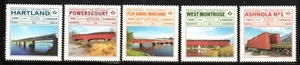 2019 Canada SC#3181-85-Historic Covered Bridges-5 die cut stamps - M-NH    - Picture 1 of 1