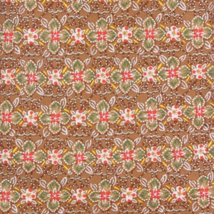 HERMES Copper Brown Floral Burst Red Green 7675 TA Luxury Tie Mens Silk Necktie - Picture 1 of 6