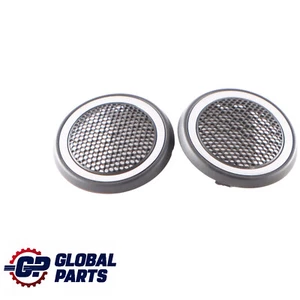 Mini R57 Front Door N/O/S Set Lower Woofer Speaker Cover Chrome Ambient Light - Picture 1 of 11