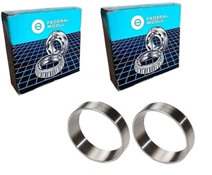 Set of 2 FEDERAL MOGUL LM104911 Tapered Bearing Cup - Picture 1 of 4