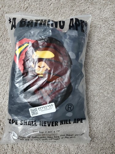 A BATHING APE (BAPE) Felpa con cappuccio mimetica A Bathing Ape Superman taglia Xl