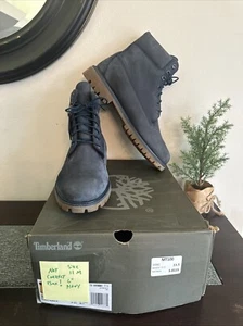 TIMBERLAND Mens Classic 6 Inch Waterproof Boot Navy Size 11 - Picture 1 of 6
