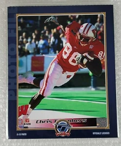 Photo Chris Chambers Wisconsin Badgers 8"x10" Official Licensed  NCAA (2009) - Picture 1 of 6