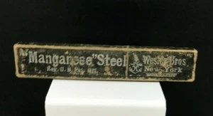 Vintage Wester Bros. New York Manganese Steel Razor - "BOX ONLY" - Picture 1 of 11