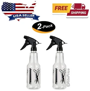 Hairdressing Spray Bottle Salon Barber Hair Tools Water Sprayer 500ml (2 Pack) - Picture 1 of 8