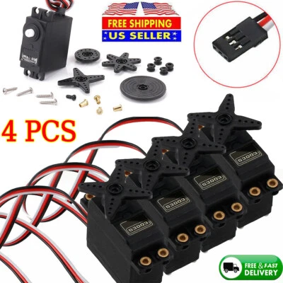 4PCS S3003 Standard Size RC CAR Remote Control Airplane Nylon Geared Servo 3003 - Image 1 of 4