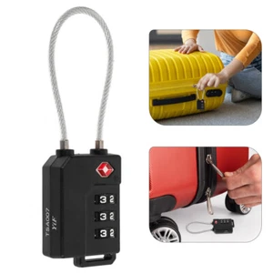 TSA Approved 3 Combination Lock for Backpacks and Bags - Picture 1 of 12
