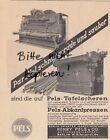 BERLIN, Werbung 1936, Henry Pels & Co. AG Berlin-Erfurter Maschinen-Fabrik Tafel