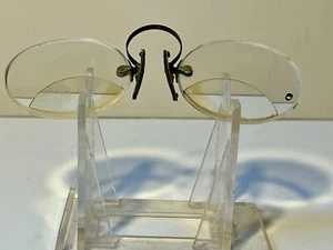 Antike randlose Pince Nez Brille Bifokal - Bild 1 von 4
