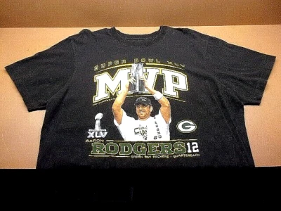 Camiseta Reebok 2011 Aaron Rodgers Jugador Más Valioso Campeones del Super Bowl para Hombre Talla 2XL EN MUY BUENA CONDICIÓN Foto 1 de 4