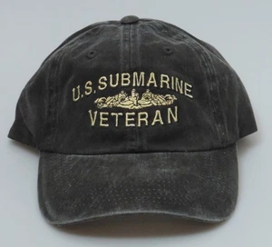 Marina - EE. UU. SUBMARINE VETERAN, Gorra Ajustable - Delfines Plateados - Imagen 1 de 9