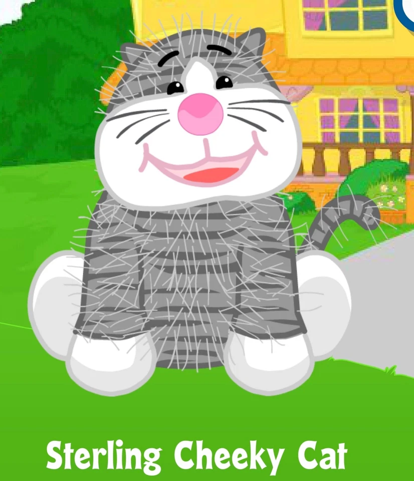 Webkinz Classic Sterling Cheeky Cat - hm496 - Virtual Adoption Code Only - Image 1 of 1