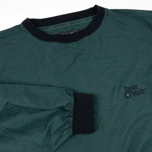 TaylorMade Giacca Vintage Uomo 2XL Winbdreaker Verde Nero Logo Golf Elefante - Foto 1 di 12