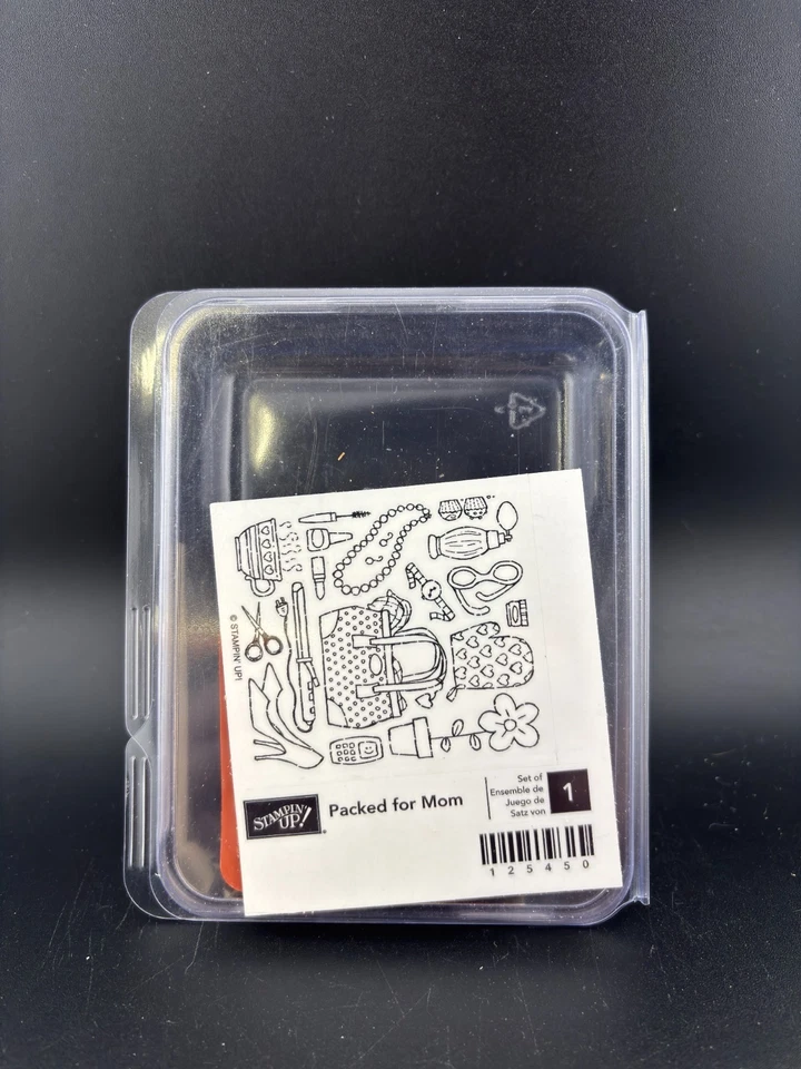 Stampin’ Up! Packed For Mom 125450 Rubber Cling Stamp - Image 1 of 1