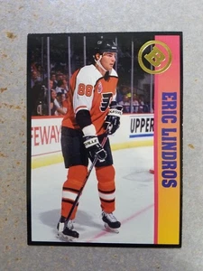 Eric Lindros Flyers 1993 Ball Street Gold Circle Black Border ODDBALL - Bild 1 von 3