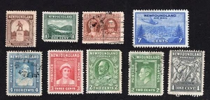 Francobolli Canada 1923-43 SG#149-291 Terranova usati - Foto 1 di 2