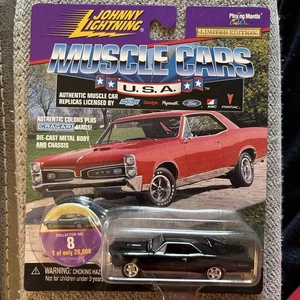 Johnny Lightning Muscle Cars U.S.A. - 1967 Pontiac GTO Black - Picture 1 of 3