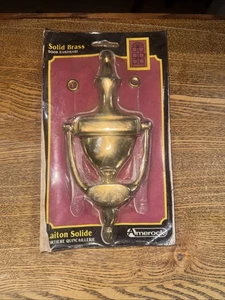 Vintage Solid Brass Door Knocker by Amerock #492 New unopened - Picture 1 of 2
