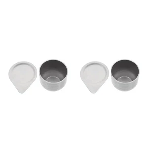 Set of 2 High Temperature Resistant Crucible for Melting Metal Tool Refining - Picture 1 of 12